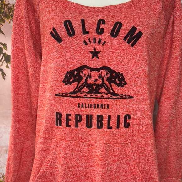 Volcom Red California Republic Sweatshirt - Picture 5 of 6